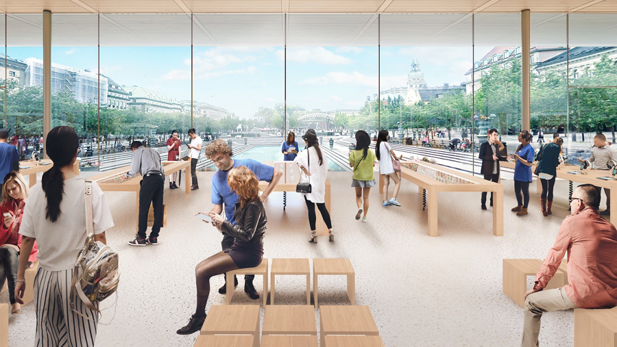Apple bygger en ny flaggskeppsbutik i Stockholm – så här kommer den se ut