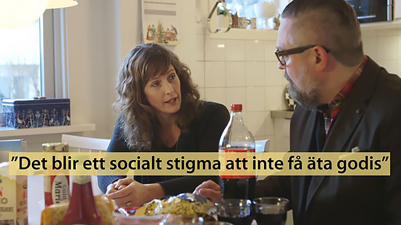 ”28 sockerbitar i barnets måltider”