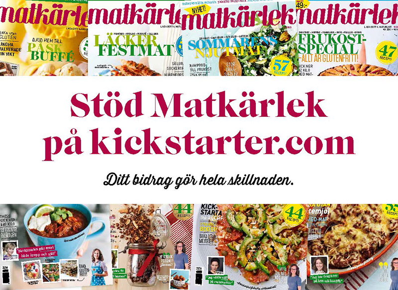 Kickstarter för Matkärleks överlevnad