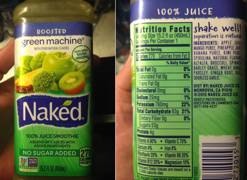 ”Inget tillsatt socker” – juicebedrägeriet