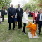 Prinsessan Ingrid Alexandra invigde skulpturpark