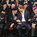 Prins Harry stortrivdes hos veteranerna