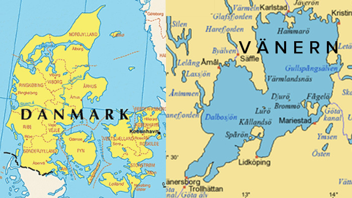 Svenska hånet mot Danmark: ”Vi har sjöar som är lika stora som ert land”