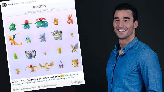 Svensken som fångat alla Pokémons tipsar: ”Prata med andra Pokémon Go-spelare”