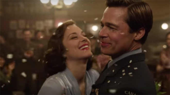Trailern med Brad Pitt och Marion Cotillard för tankarna till Pitt och Angelina Jolies drama