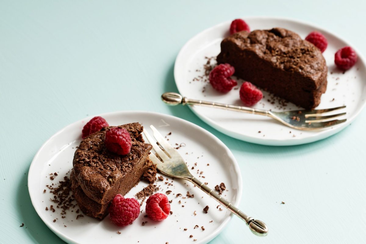 Mörk chokladkaka