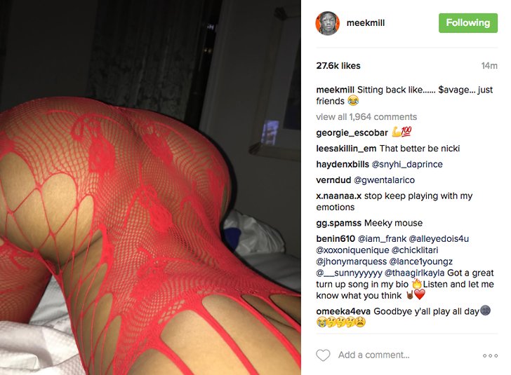 Se nakenbilden som Nicki Minajs ex-kille raderade från Instagram