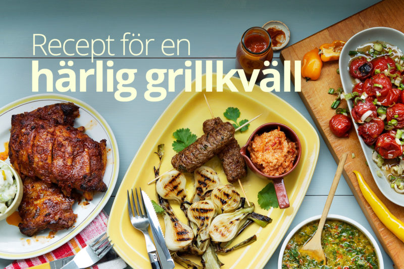 Våra bästa recept för en härlig grillkväll