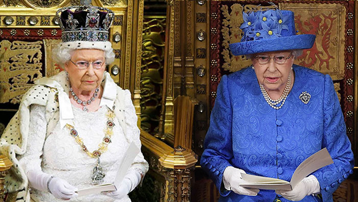 Stor humor när Queen Elizabeth ”trollar” Theresa May med EU-hatt