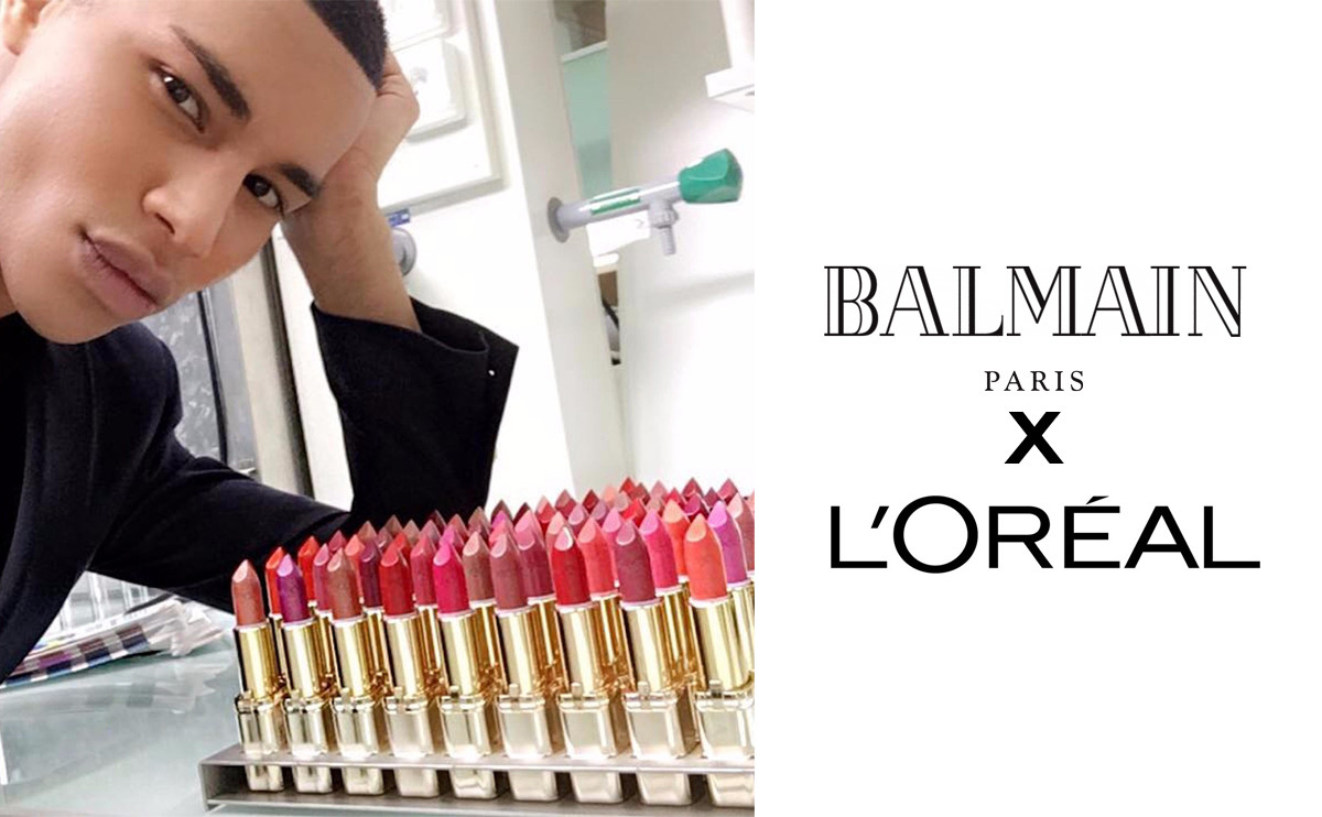 Se första tjuvtitten på Balmain och L’oréals beautysamarbete