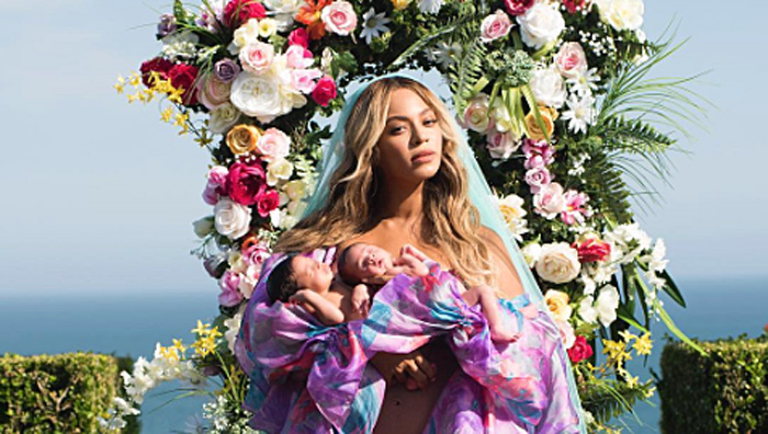 Första bilden på Jay-Z:s och Beyoncés tvillingar