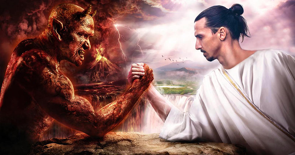 Zlatan återvänder till Manchester United – bekräftar med gudalik bild