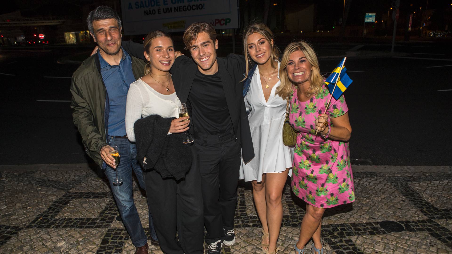 Benjamin Ingrosso firade med familjen sent i natt